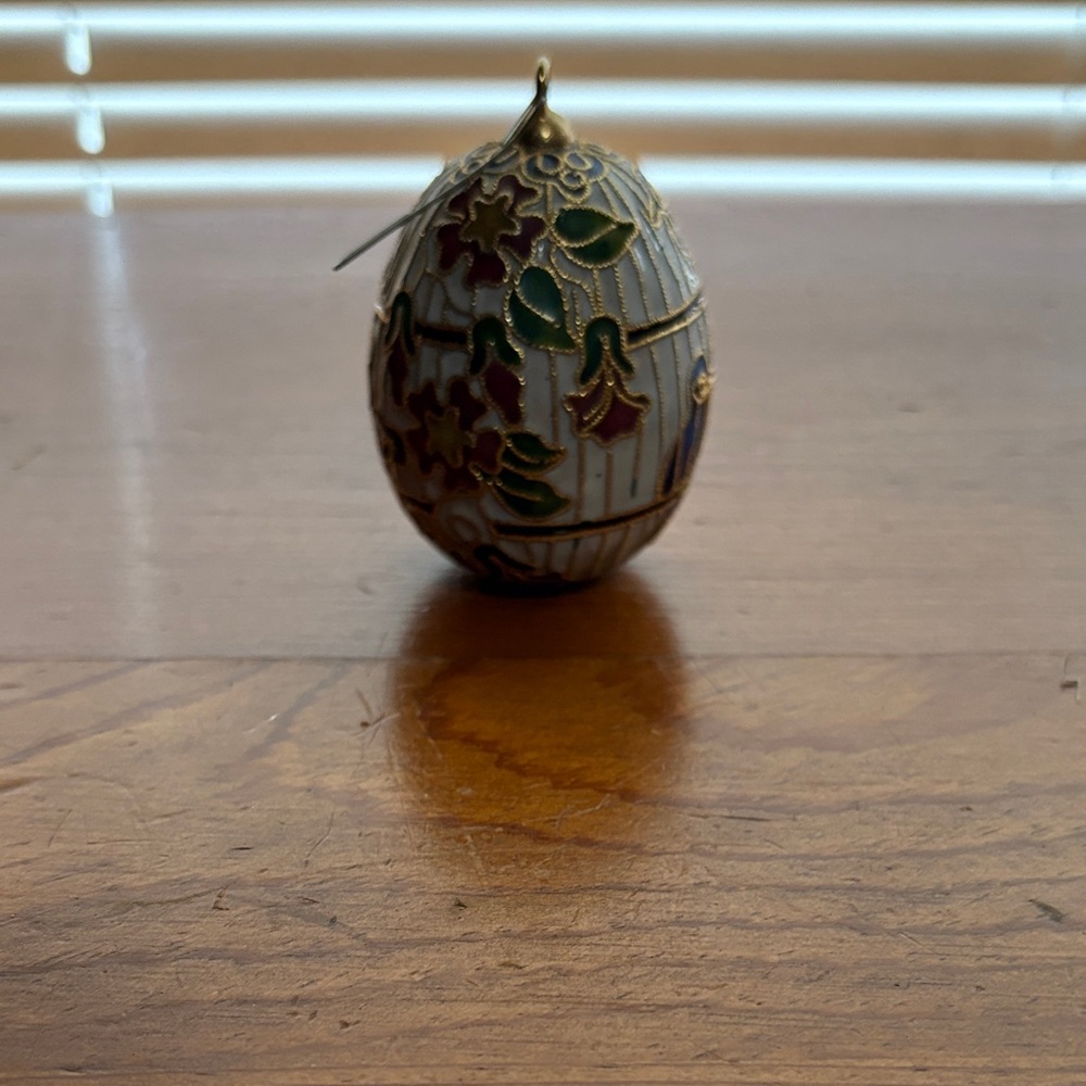 Elegant Gold and Purple Holiday Ornament